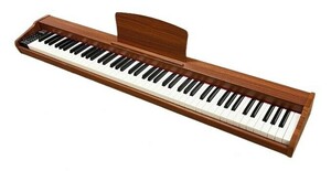 1円スタート Longeye ロンアイ 電子ピアノ 88鍵盤 MOLD2 MIDI端子対応 10mmストローク DREAM音源 10Wスピーカー ウォールナット D02091