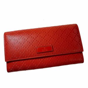 極美品　GUCCI 354486 ディアマンテ 長財布　オレンジ a225