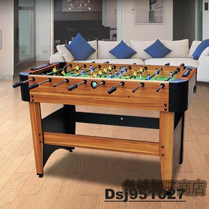 テーブルサッカー マルチプレイヤー木製サッカーテーブルゲーム、組み立てが簡単なテーブルサッカー、パーティーや家族向け
