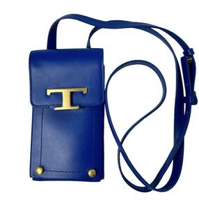 * postage included *VIP sale * new goods * genuine article * Tod's *Tod's *T time less * mobile shoulder * blue *