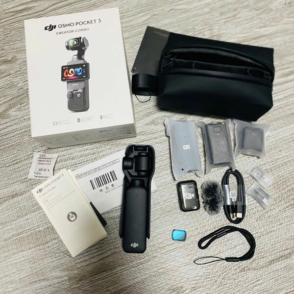 【ほぼ新品、保証書有】DJI OSMO POCKET 3 Creator Combo+CPLレンズ　オズモポケット3