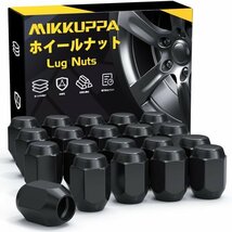 新品 MIKKUPPA ブラック 20個セット 長さ31mm 21HEX パ一座 ト M12×P1.5 ホイールナット 90_画像1