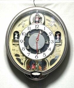 ▽SEIKO セイコー からくり時計 チャーミングベル RE-538S 掛け時計 簡単な動作確認のみ・中古▽011149