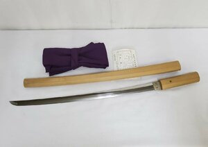 ▽脇差 わきざし 無銘 長さ50.6cm 反り0.8cm 中古▽007190