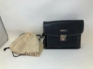 ◆YvesSaintLaurent イブサンローラン クラッチバッグ 黒系 保管袋付き バッグ 中古◆9071★