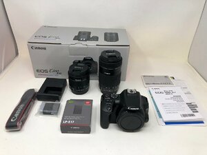 ◆未使用 Canon キャノン EOS Kiss X10 ダブルズームキット 箱付き デジタル一眼カメラ◆10406★