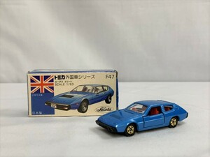 ▽トミカ 青箱 国産 NO.F47 1978 ロータス エリート 青 外国車シリーズ S=1/63 中古▽003008