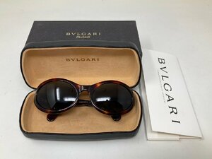 ◆BVLGARI ブルガリ サングラス 807 503/63 べっ甲 外箱・ケース付き 中古◆9815