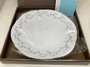 ◆未使用 保管品 Noritake ノリタケ パーティプレート ホワイトベル 28cm 皿 洋食器 箱付き◆12408★