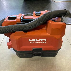 ◆HILTI ヒルティ 充電式バキュームクリーナー VC75-1-A22 バッテリー×1付属 中古◆12077★の画像1