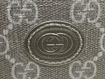 ◆GUCCI グッチ カードケース 黒系 697717 ファスナープル欠品 現状 ジャンク◆12224★_画像3