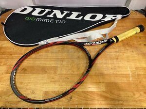 ◆DUNLOP ダンロップ テニスラケット BIOMMETIC300 ソフトケース付 テニス用 ガット・グリップ無し G2 中古◆6446