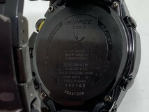 ◆CASIO カシオ ソーラー腕時計 EDIFICE EQW-M710 箱付き 黒系 中古◆12592★_画像5