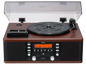 ◆未使用 保管品 TEAC プレミアムオーディオ ターンテーブル/カセットプレーヤー付きCDレコーダー LP-R520 音響機器◆10444