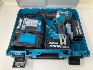 ◆Makita マキタ 電動ドリルドライバ DF484DRGX バッテリー×2,充電器×1 ケース付き 中古◆12750★