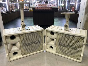 ◆【引取限定!!長野県諏訪市】ナショナル RAMSA ラムサ WS-A500-W 2Way ペア PAスピーカー 中古◆12286★