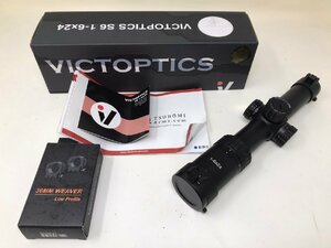 ◆美品 VICTOPTICS S6 1-6x24 ライフルスコープ スコープマウント付き 中古◆12017★