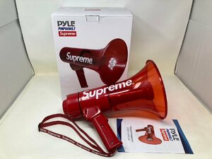 ◆Supreme×PYLE シュプリーム メガホン 赤 ウォータープルーフ 箱付き 中古◆12060★