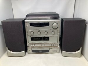 ◆創和 SOWA コンポ SR-747SB スピーカー付き CD再生不可 ジャンク◆6614