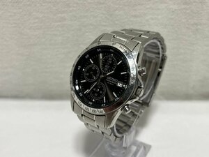 ▽SEIKO クロノグラフ 7T92-0DW0 クォーツ メンズ腕時計 セイコー 中古▽008370