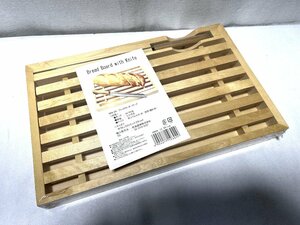 ▽Bread Board with Knife ブレッドカッターボード 0209-001 未使用▽010770