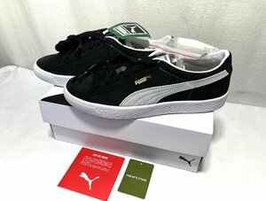 ▽25.5cm PUMA プーマ ブラック スウェードVTG スニーカー メンズ 37492105 未使用▽010631