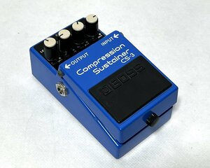 ▽BOSS ボス Compression Sustainer コンプレッション・サスティナー CS-3 ギターエフェクター 中古▽011314