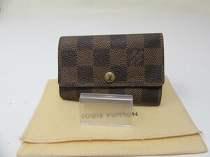 ◆LOUIS VUITTON ルイヴィトン ミュルティクレ 6連 キーケース ダミエ柄 N62630 中古◆11310★