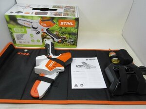 ◆未使用　STIHL　スチール　充電式ガーデンカッター　GTA26　バッテリー×1、充電器付属◆11558★