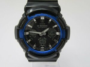 ◆G-SHOCK　ジーショック　カシオ　腕時計　GAW-100B　黒青　中古◆12311