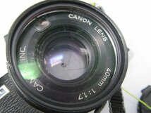◆ジャンク　Canon キャノン　フィルムカメラ　CanonetQL17 GⅢ-QL 現状品◆12469★_画像6
