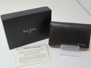 ◆未使用　 Paul Smith　ポールスミス　名刺入れ　黒系◆12773　