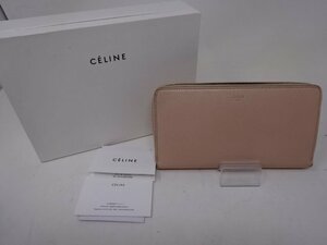 ◆セリーヌ 長財布 CELINE 105003AFJ つまみ難あり 中古◆6197