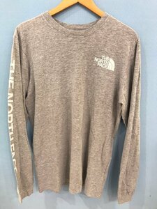 ◆THE NORTH FACE ノースフェイス ロンT 長袖 Tシャツ メンズ 薄手 サイズM NF0A471K グレー 中古◆8158