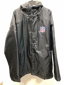 ◆NFL ボア裏地 ベンチコート ジャケット Large メンズ 黒系 中古◆11245★