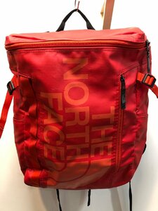 ◆THE NORTH FACE ノースフェイス NM81817 BCヒューズボックス リュック ボックス BOX ビックロゴ レッド系 中古◆11339★