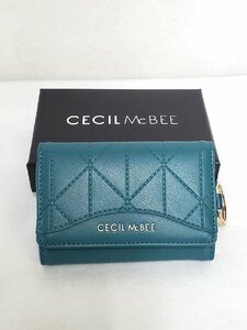 ▽CECIL McBEE キーケース シャモン グリーン系 セシルマクビー 中古 【難あり】▽010130