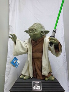 v[ самовывоз ограничение / Nagano префектура .. город ] Звездные войны Yoda в натуральную величину фигурка 10,000 body ограничение б/у v000288