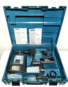 ▽makita　マキタ　26mm　充電式ハンマドリル　HR261D　36V　バッテリ×1個　充電器付き　簡単な動作確認のみ・中古▽011328