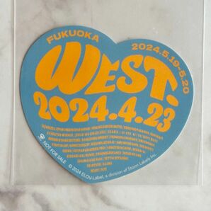 WEST. AWARD 会場限定ステッカー 福岡