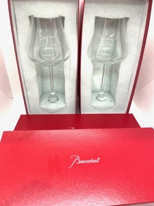 991● 極美品 Baccarat バカラ ワイン グラス ペア 2客セット 