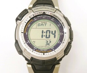 #e3442-1 203 CASIO Casio PRO TREK Protrek Tough Solar PRW-1300J обхват руки примерно 21cm настройка возможно наручные часы мужской часы работа 