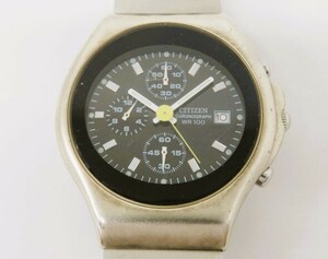 ■e3442-1 194 CITIZEN シチズン 0510-H19233 クォーツ QZ クロノグラフ 腕周り約16cm 腕時計 メンズウォッチ 稼働