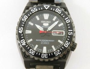 ♪hawi1563-1 523再 SEIKO 5 SPORTS セイコー ファイブ スポーツ 23石 7S36-02B0 自動巻 裏スケ デイデイト 腕時計 メンズウォッチ 稼働