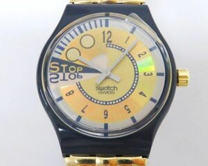 !hayy1640-1 517 Swatch Swatch 7448 QZ кварц обхват руки примерно 17.5cm наручные часы мужской часы работа 