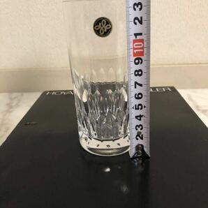 HOYA グラス タンブラー クリスタルガラス CRYSTAL コップ 食器 昭和レトロ の画像3