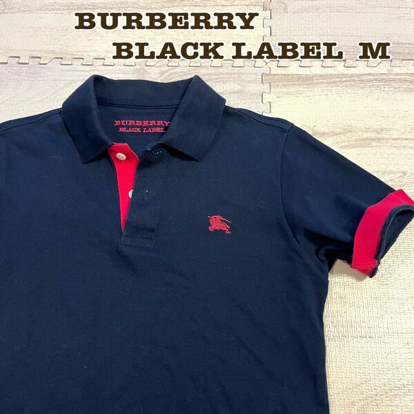 BURBERRY バーバリーブラックレーベル ポロシャツ 半袖 ホースロゴ
