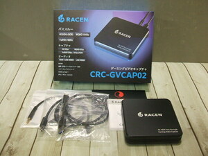 【ゲーミングビデオキャプチャ】RACEN CRC-GVCAP02 4K HDR Pass through