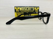 ★MOSCOT★モスコット★メガネフレーム★KLUTZ★伊達眼鏡 ウェリントン スクエア 黒縁 定番人気カラー★未使用 美品★_画像4