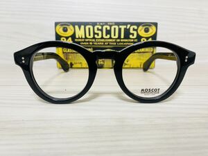 MOSCOT モスコット★KEPPE★メガネフレーム★伊達眼鏡 ボストン 黒縁 セルフレーム 未使用 美品★